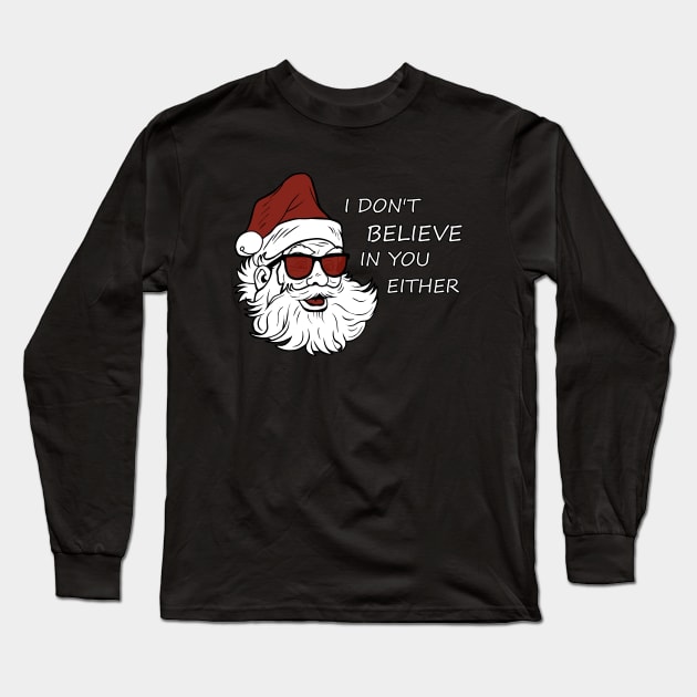 Bad Santa Long Sleeve T-Shirt by valentinahramov